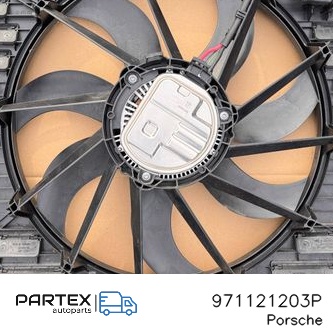 971121203P - Електровентилятор радіатора Porsche Panamera (976) 2024
