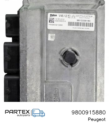9800915880 - Блок керування двигуном Peugeot 2008 I 2017
