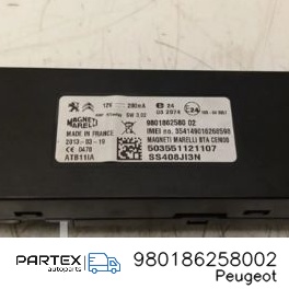 980186258002 - Блок керування двигуном Peugeot 208 I 2013