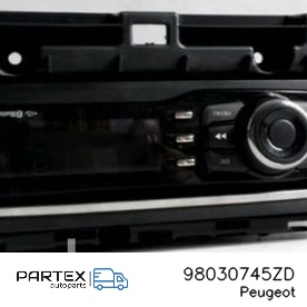 98030745ZD - Панель радіо мультимедіа Peugeot 208 2013