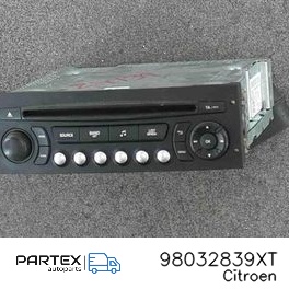 98032839XT - Панель радіо мультимедіа Peugeot Partner 2015