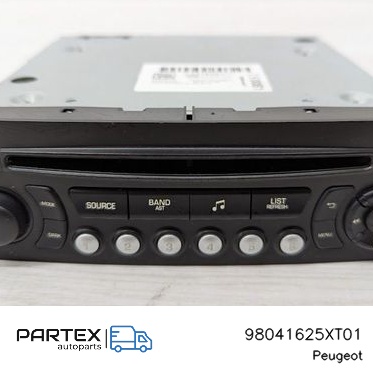 98041625XT01 - Панель радіо мультимедіа Peugeot 3008 I 2014