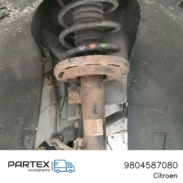 9804587080 - Передній амортизатор у зборі з пружиною Citroen C3 Picasso 2015