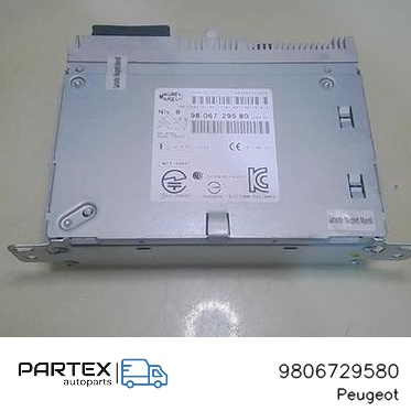 9806729580 - Панель радіо мультимедіа Peugeot 2008 I 2013