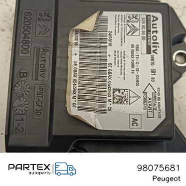98075681 - Блок керування Airbag Peugeot 308 SW 2016