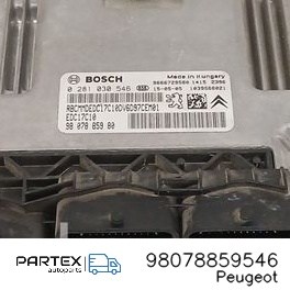 98078859546 - Блок керування двигуном Peugeot 208 2015