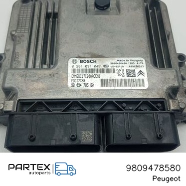 9809478580 - Блок керування двигуном Peugeot 308 2017