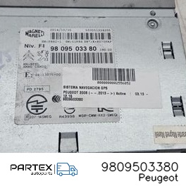 9809503380 - Панель радіо мультимедіа Peugeot 2008 I 2013