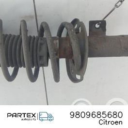9809685680 - Передній амортизатор у зборі з пружиною Citroen C4 Cactus 2015