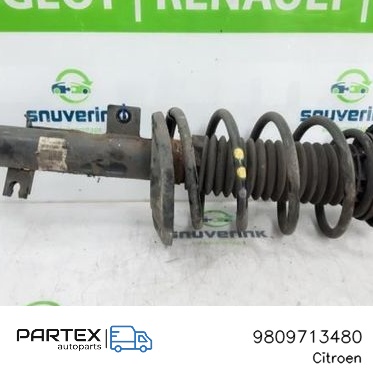 9809713480 - Передній амортизатор Citroen C4 Cactus 2015