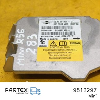 9812297 - Блок керування подушками безпеки Airbag Mini Paceman (R61) 2015