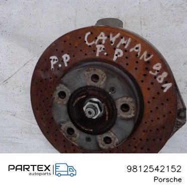 9812542152 - Поворотний кулак переднього колеса Porsche Cayman 981 2012