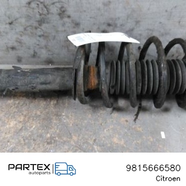 9815666580 - Передній амортизатор у зборі з пружиною Citroen C4 Cactus 2017