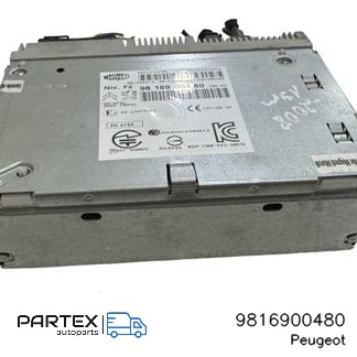 9816900480 - Панель радіо мультимедіа Peugeot 2008 I 2013