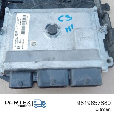 9819657880 - Блок керування двигуном Citroen C4 Cactus 2014