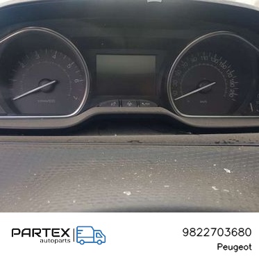 9822703680 - Спідометр панель приладів Peugeot 2008 I 2016