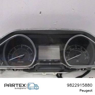 9822915880 - Спідометр панель приладів Peugeot 2008 I 2018