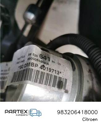 983206418000 - Механічна частина кермового управління Citroen C4 Cactus 2022