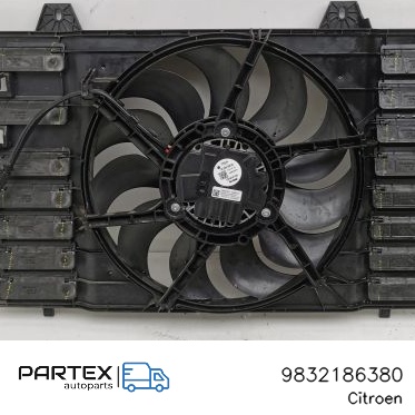 9832186380 - Електровентилятор радіатора Peugeot 208 2020