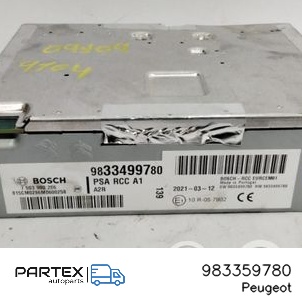 983359780 - Панель радіо мультимедіа Peugeot 2008 I 2019