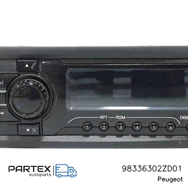 98336302ZD01 - Панель радіо мультимедіа Peugeot 2008 I 2019