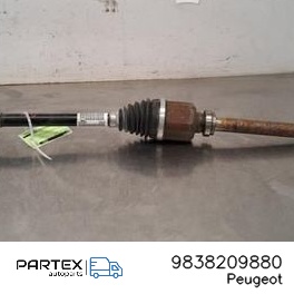 9838209880 Піввісь передня Peugeot 408 II 2024