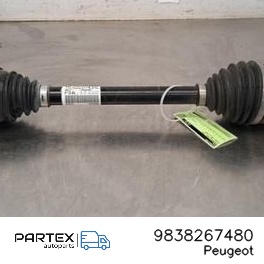 9838267480 Піввісь передня Peugeot 408 II 2024