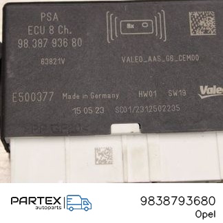 9838793680 - Блок керування двигуном Peugeot 508 RXH 2018