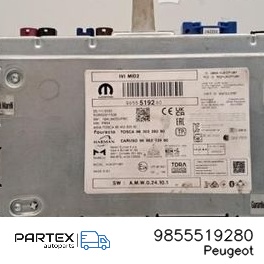 9855519280 - Панель радіо мультимедіа Peugeot 208 II 2023