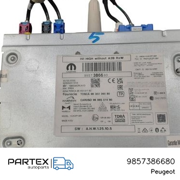 9857386680 - Панель радіо мультимедіа Peugeot 2008 II 2023