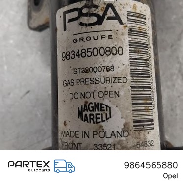 9864565880 - Передній амортизатор у зборі з пружиною Opel Corsa F 2021
