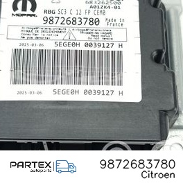 9872683780 - Блок керування подушками безпеки Airbag Citroen C4 SpaceTourer 2025