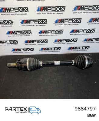 9884797 Піввісь передня BMW iX2 (U10) 2025