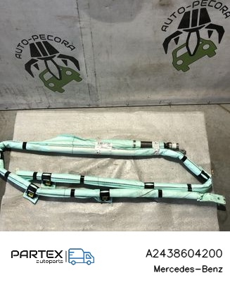A2438604200 - Шторка безпеки Airbag Mercedes-Benz EQB 2023