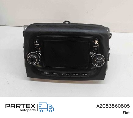 A2C83860805 - Панель радіо мультимедіа Fiat 500L 2014