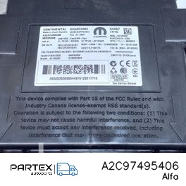 A2C97495406 - Блок комфорту Alfa Romeo Giulia 2016