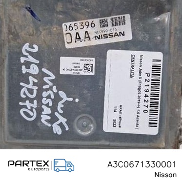 A3C0671330001 - Блок керування двигуном Nissan Juke II F16 2021