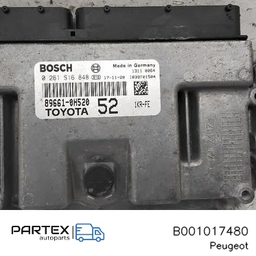 B001017480 - Блок керування двигуном Peugeot 108 2018