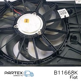 B11668K - Електровентилятор радіатора Fiat 500X 2018