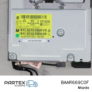 BAAR669C0F - Панель радіо мультимедіа Mazda CX-3 2017