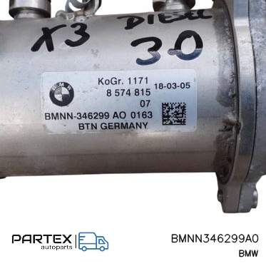 BMNN346299A0 Радіатор EGR BMW X3 G01 2018