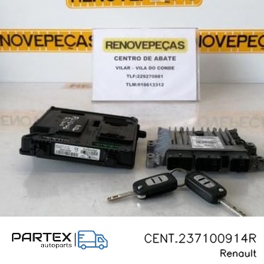 CENT.237100914R - Блок керування імобілайзером Renault Fluence 2010