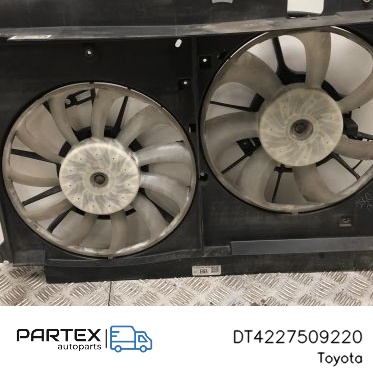 DT4227509220 - Електровентилятор радіатора Toyota Avensis T270 2016