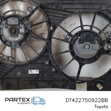 DT422750922BB - Електровентилятор радіатора Toyota Avensis T270 2016