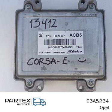 E3A5234 - Блок керування двигуном Opel Corsa E 2018