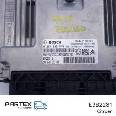 E3B2281 - Блок керування двигуном Citroen Berlingo 2016