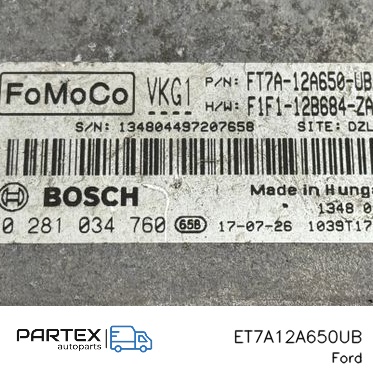 ET7A12A650UB - Блок керування двигуном Ford Kuga II 2017