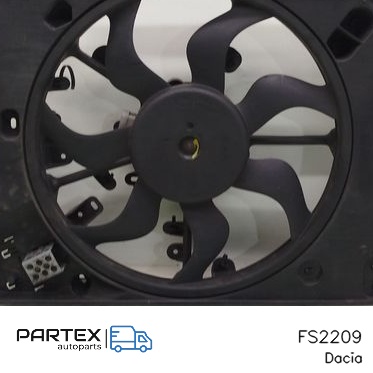 FS2209 - Електровентилятор радіатора Dacia Duster II 2019