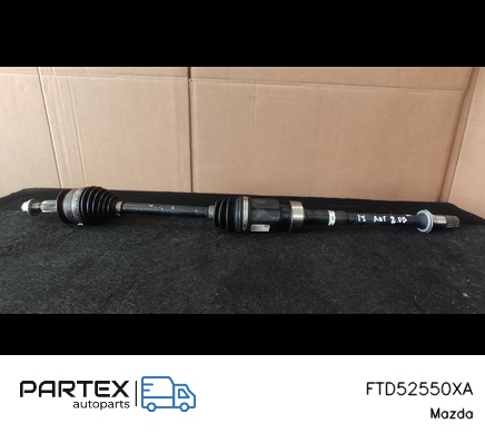 FTD52550XA Піввісь передня Mazda CX-3 2018