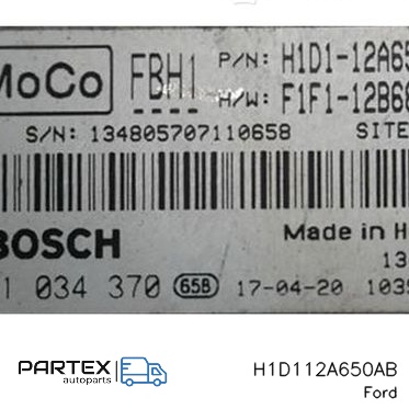 H1D112A650AB - Блок керування двигуном ECU Ford C-MAX II 2017